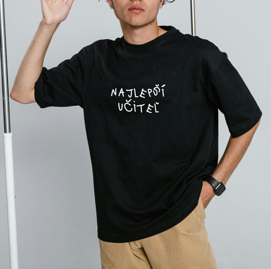 tričko „NAJLEPŠÍ UČITEĽ“